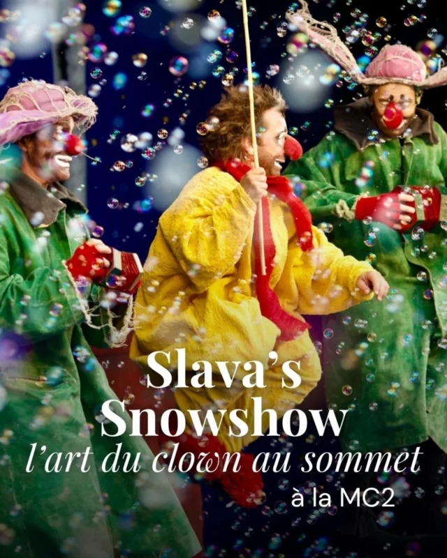 JEU CONCOURS 🎁

Du mercredi 6 au dimanche 10 mai, la @mc2grenoble s'apprête à accueillir un véritable fleuron du cirque contemporain : le Slava’s Snowshow ! ✨

Plus qu’un simple spectacle de clowns, c’est une opportunité de s'évader de la vie d'adulte pour redécouvrir son enfance oubliée. Sous un déluge de confettis et de neige féerique, on suit les aventures de Slava, au costume jaune iconique, accompagné de ses compères aux grandes savates rouges.

Dans cet univers tragi-comique et burlesque, tout se joue sans un mot : une simple pantomime ou une mimique suffisent à faire passer une émotion pure, entre mélancolie et rires spontanés. Un moment spectaculaire de chaos organisé, qui va vous en mettre plein les mirettes, que vous ayez 6 ou 102 ans ! 🎈

🎁Pour vous permettre de vivre cette expérience unique, on vous offre deux places pour le spectacle !

Pour participer : 
1.  Suivre les comptes @mc2grenoble et @les_mondaines
2. Liker ce post. 
3. Taguer en commentaire la personne pour vous accompagner.

Tirage au sort le 29 avril. 
Bonne chance à tous ! 🍀

👉 Découvrez pourquoi ce spectacle est une sortie immanquable du mois de mai dans notre article (lien en bio).

✍️ @lila_ohlala

📸 Veronique Vial / Aya Rufin
.
.
.
#slavassnowshow #mc2grenoble #sortiragrenoble #lesmondaines #jeuconcours
Article partenaire ✨